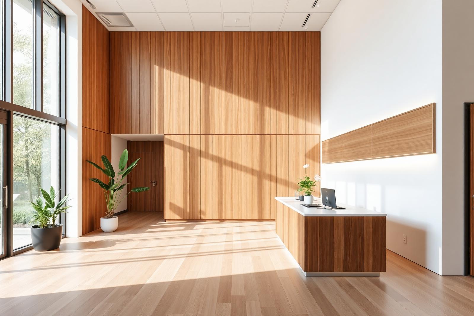 Modern, minimalist Liderdent dental clinic interior in Zagreb